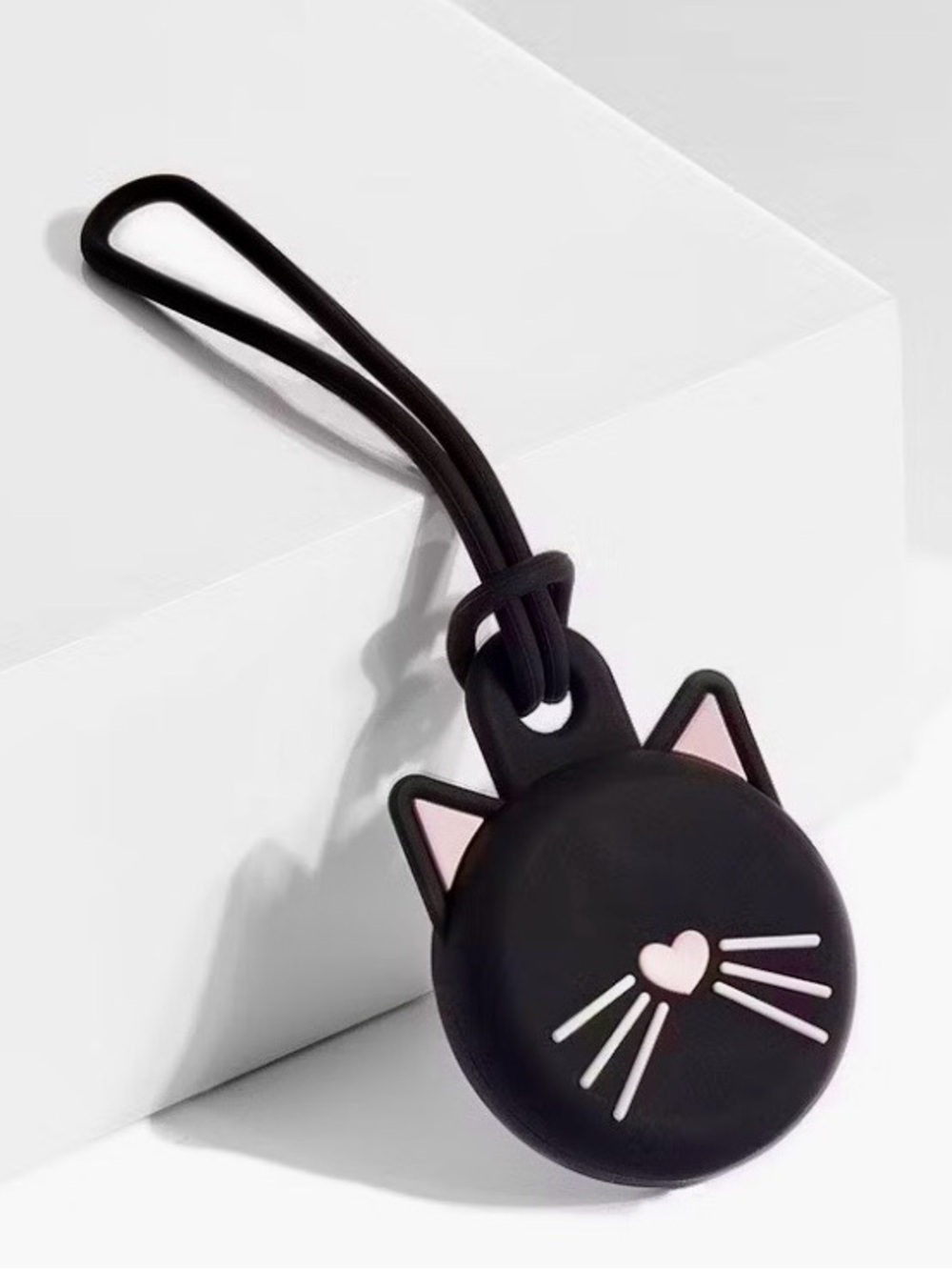 NEW Kate Spade Air Tag holder keychain bag charm Back to School silicone cat
